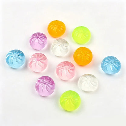 Clear colorful mini dumpling squishies