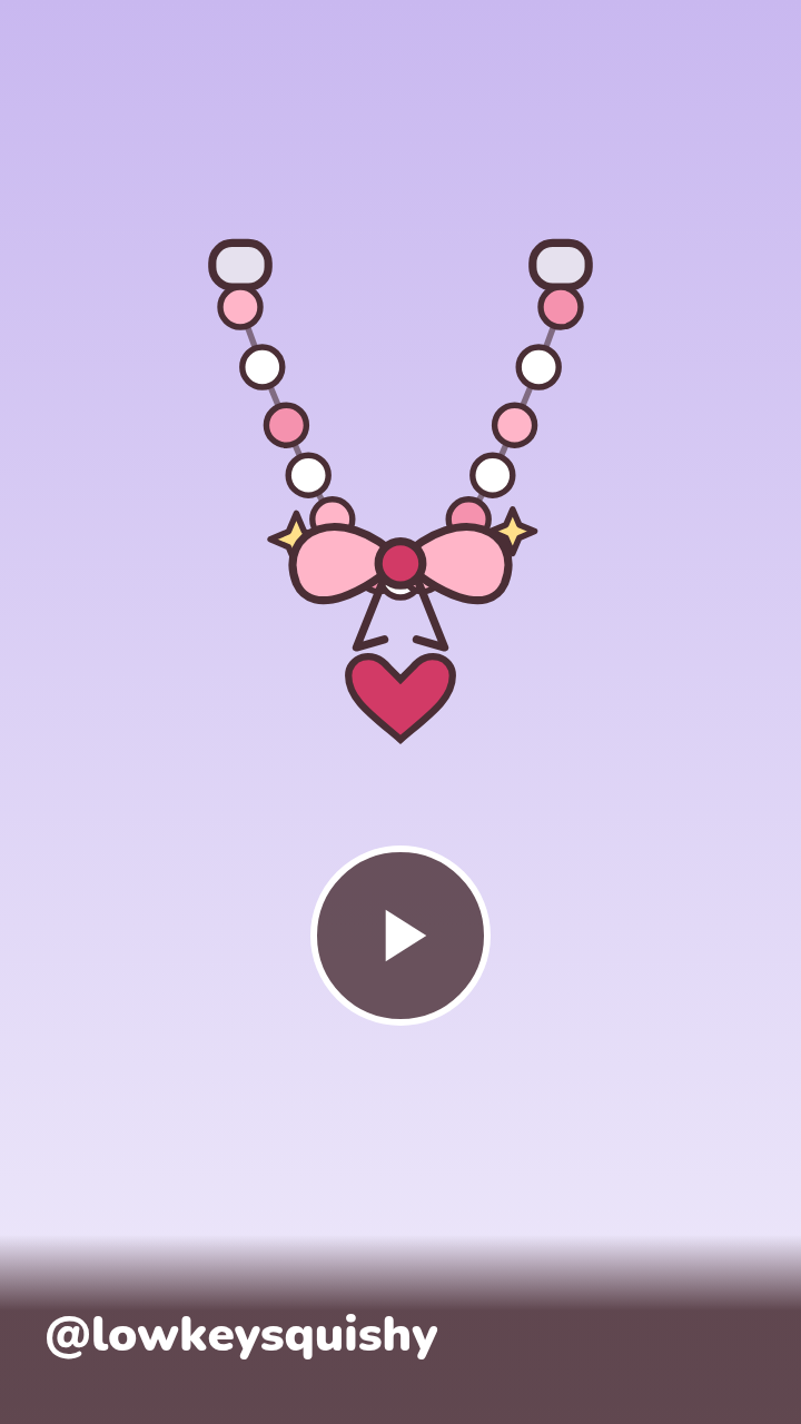 @lowkeysquishy TikTok: pink bow phone charm strap
