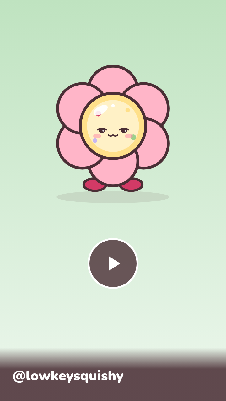 @lowkeysquishy TikTok: flower shaker phone grip